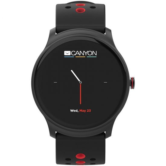 Смарт-часы CANYON Oregano SW-81 черный-красный
