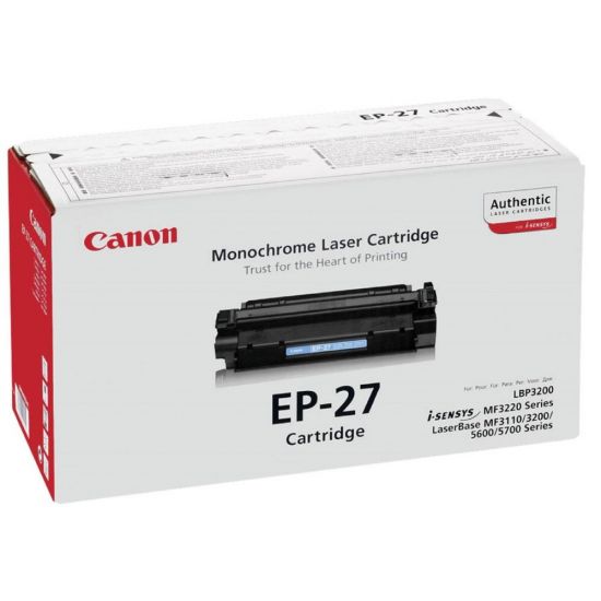 Cartridge Canon/EP-27/Laser/black