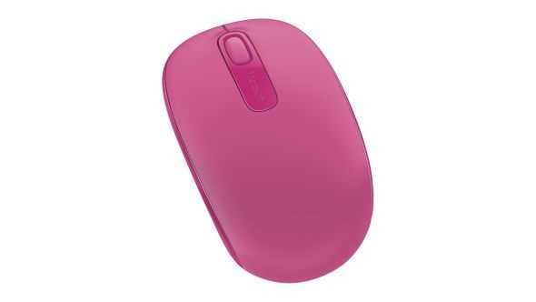 Microsoft Wireless Mobile Mouse 1850, USB, Magenta Pink