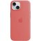 iPhone 15 Silicone Case with MagSafe - Guava,Model A3123