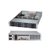 Supermicro chassis CSE-826BE1C4-R1K23LPB, 2U, Dual and Single Intel and AMD CPUs, 2.12 x 3.5" hot-swap SAS/SATA drive bay with SES3, optional 2 x 2.5" hot-swap drive bay, 4.1U 1200W/1000W PSU