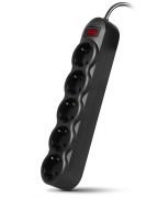 Сетевой фильтр SVEN SF-05L 5,0 м (5 sockets), черный /