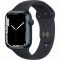 Apple Watch Series 7 GPS, 45mm Midnight Aluminium Case with Midnight Sport Band - Regular, A2474