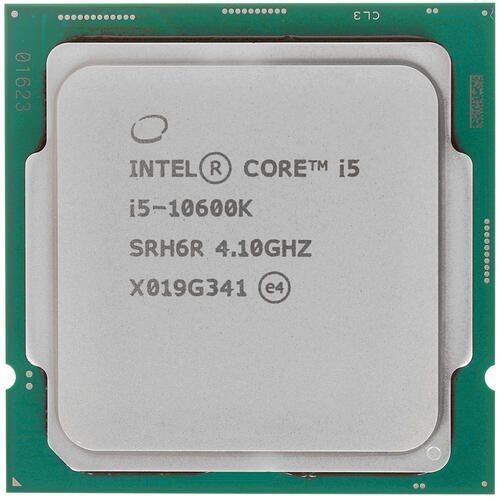 CPU Intel Core i5-10600K 4,1GHz (4,8GHz) 12Mb 6/12 Comet Lake Intel® UHD 630 125W FCLGA1200 Tray (CM8070104282134)