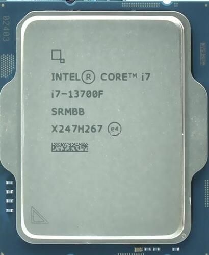 Процессор Intel Core i7-13700F Raptor Lake (2100MHz, LGA1700, L3 30Mb), oem