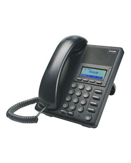 D-Link DPH-120SE IP-телефон с 1 WAN-портом 10/100Base-TX с поддержкой PoE и 1 LAN-портом 10/100 /