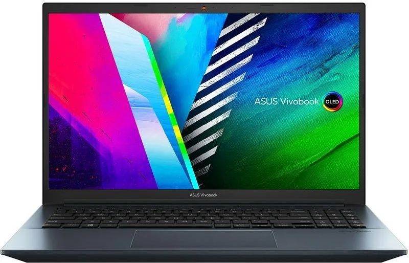 Ноутбук Asus 90NB0US2-M003J0 VivoBook Pro 15 M3500QA-L1227 15.6" FHD(1920x1080) OLED/AMD Ryzen 5 5600H 3,3Ghz Hexa/8GB/256GB/Integrated/Wi-Fi/BT4.2/720P HD Camera/BKLT/FPR/NoOS/1Y/Blue