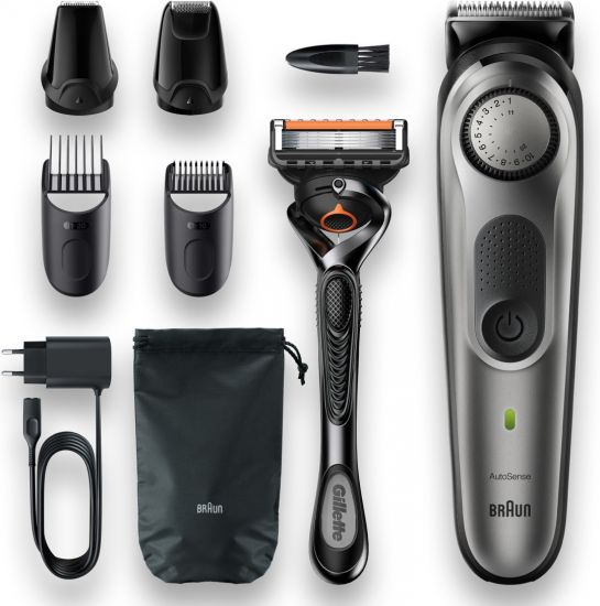 Триммер BRAUN BEARD BT7320 BLK/MTSILV BOX CEEMEA
