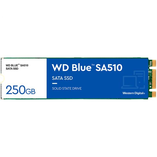 Твердотельный накопитель  250GB SSD WD BLUE SN570 M.2 2280 NVMe R3300Mb/s W1200M/s WDS250G3B0C