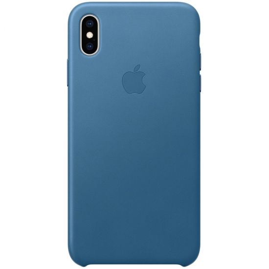 iPhone XS Max Leather Case - Cape Cod Blue, Model