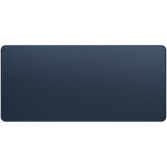 SATECHI Vegan-Leather Premium Desk Mat (Blue)