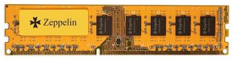 Оперативная память DDR3 PC-12800 (1600 MHz)  2Gb Zeppelin  <256x8, Gold PCB>