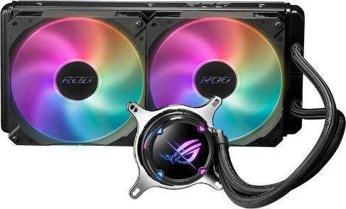 Водяное охлаждение CPU Asus ROG STRIX LC II 240 120mm Liquid CPU Cooler, 2 x 12cm PWM Fan