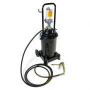 Нагнетатель смазки пневматический перекатной с емкостью 12л(50:1,пр-ть:0-0.85 л/мин, давление смазки Forcekraft FK-TRH12 51121