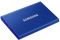 Внешний SSD  1000Gb Samsung  T7 USB 3.2 Gen.2 (10 Гбит/c) Аппаратное AES 256-битное шифрование,  Цвет: Indigo Blue, MU-PC1T0H/WW