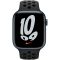 Apple Watch Nike Series 7 GPS, 45mm Midnight Aluminium Case with Anthracite/Black Nike Sport Band - Regular, A2474