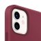 iPhone 12 mini Silicone Case with MagSafe - Plum