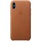 iPhone X Leather Case - Saddle Brown