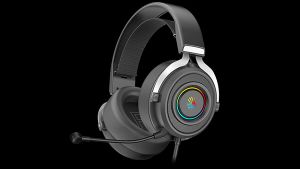 Наушники+микрофон игровые Bloody G535-Black+Silver