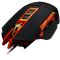 CANYON Hazard GM-6 Optical gaming mouse, adjustable DPI setting 800/1600/2400/3200/4800/6400, LED backlight, moveable weight slot and retractable top cover for comfortable usage, Black rubber, cable length 1.70m, 137*90*42mm, 0.154kg(replacement)