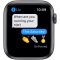 Apple Watch SE GPS, 44mm Space Gray Aluminium Case with Black Sport Band - Regular, Model A2352