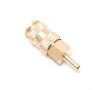 Быстроразъем пневматический с клапаном-"елочка" 12мм (латунь) 6747        F-BSE1-5SH
