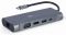 Конвертер Cablexpert USB Type-C 7-in-1 multi-port adapter (Hub3.0,HDMI,VGA,PD,card reader, stereo audio), space greyUSB-C PD (A-CM-COMBO7-01)