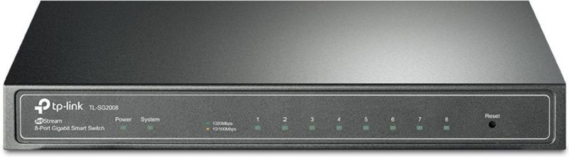Коммутатор Smart GbE  8-портовый Tp-Link TL-SG2008