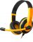 Игровая гарнитура стерео Defender Warhead G-120 черный   оранжевый, кабель 2 м, НОВИНКА!