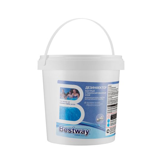 Химия для бассейна Хлор Стабилизированный Bestway B1909215 Химия для бассейна Хлор Стабилизированный Bestway B1909215