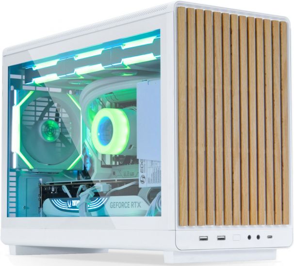 Корпус Lian Li A3-mATX W-W mATX/ITX G99.A3W-WD.00 БП ATX/SFX/SFX-L, LIAN LI Edge PSU, Белый-Дерево