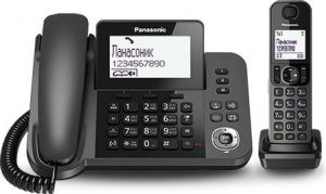 Радиотелефон PANASONIC KX-TGF310 (RUM) Черный металлик