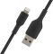 Кабель Belkin USB-A - Lightning, BRAIDED, 0.15m, black