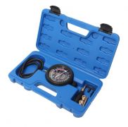 Тестер  давления топлива и вакуума в наборе с резьбовыми адаптерами  (9 предметов) в кейсе ROCKFORCE RF-904G4 15252