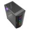 Корпус ПК без БП GameMax Black Diamond <ATX, 1x120mm ARGB, 3.5" (HDD)x2, 2.5" (SSD)x2, USB2.0x1, USB3.0x1, HD Audio, 421x210x460mm>