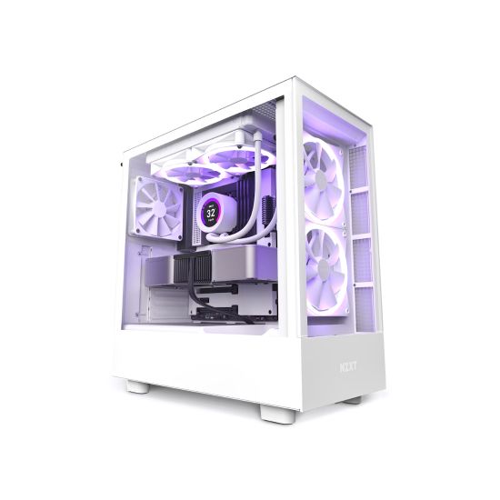 Компьютерный корпус NZXT H5 Elite CC-H51EW-01 White без Б/П Компьютерный корпус NZXT H5 Elite CC-H51EW-01 White без Б/П
