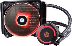 Жидкостная система охлаждения ID-Cooling AURAFLOW 120 <LED RGB, Intel 2011/1366/1151/1150/1155/1156/775,  AMD, FAN120, TDP150W>