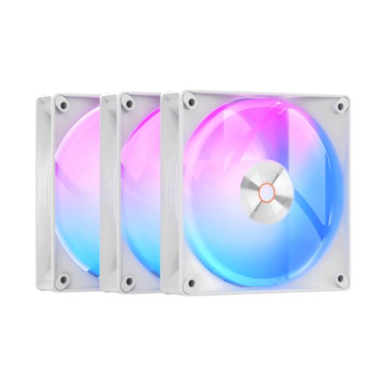 Вентилятор для корпуса Ocypus Delta F12 WH ARGB 3-IN-1 3x(120x120x25mm) 500-2000RPM 73CFM Белый