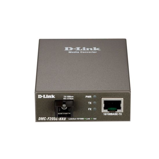 D-Link DMC-F20SC-BXU/A1A Автономный медиаконвертер одномод 20 км WDM /