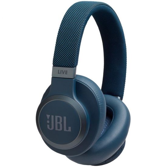 Наушники беспроводные с активным шумоподавление JBL Live 650BT, 32 Ом, синий