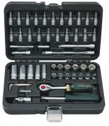 Набор инструментов 51 предмет 1/4" (4-14мм, 6-гран.) ROCKFORCE RF-2512-5 11867