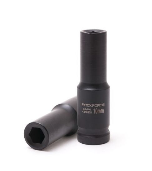 Головка ударная глубокая 1/2", 10мм (6гр.) ROCKFORCE RF-4458510 1415