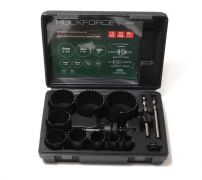 Набор пил кольцевых биметаллических HSS, 13 предметов(29, 35, 38, 44, 51, 57, 64мм), в пластиковом кейсе ROCKFORCE RF-BHS13 29661