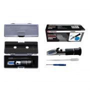 Рефрактометр 3в1(антифриз, электролит, омывающая жидкость), в пластиковом футляре 47300       F-9G0303