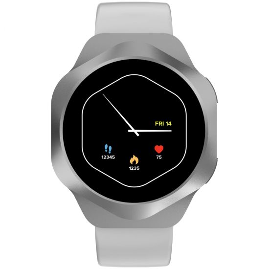 CANYON Smart Watch Hexagon 88 BT-CALL Silver