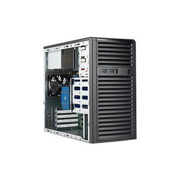 Supermicro SuperWorkstation SYS-5039C-I Mid-Tower, LGA-1151, TDP 95W, Intel C242, 4xDDR4, 4xFixed 3.5'' drive, SATA3 (6Gbps); RAID 0, 1, 5, 10, 1xPCI-E 3.0 x8, 2xPCI-E 3.0 x4, 2x1GbE LAN, 4xUSB 3.2 Gen1, 2xUSB 2.0, 1xVGA, 1 COM, 400W