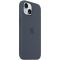 iPhone 15 Silicone Case with MagSafe - Storm Blue,Model A3123