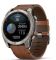 Часы с навигатором Garmin fenix 8 51mm,AMOLED, сапфир, светлые, кожа 010-02905-40