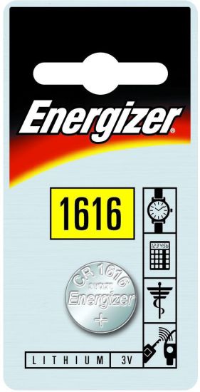 Элемент питания Energizer CR1616 -1 штука в блистере.