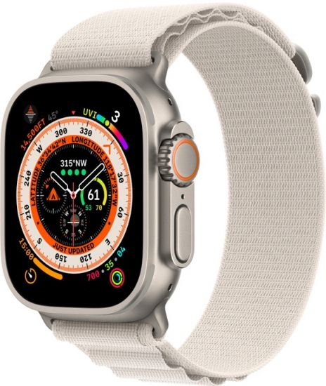 Смарт-часы Apple Watch Ultra Small Alpine Loop серый-белый